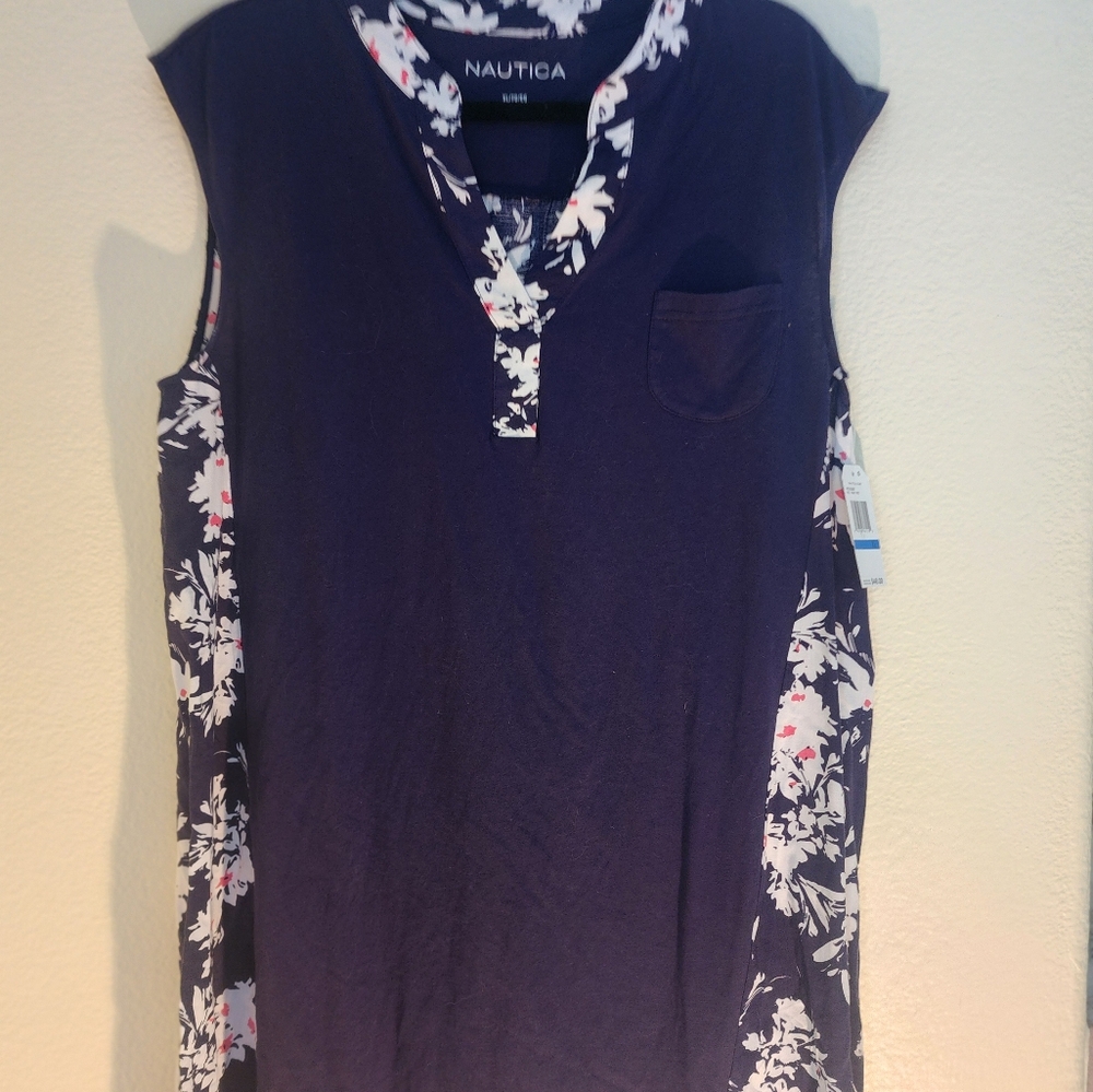 NWT Nautica Sleep Shirt Size XL